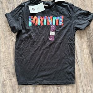 NWT Kids/adult xs Fortnite Black Graphic T-Shirt